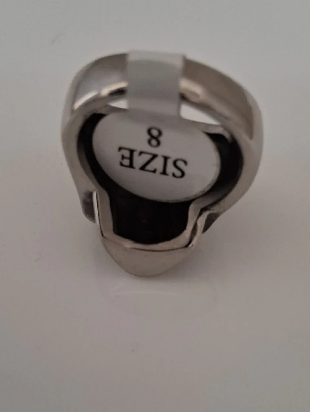 Men's Silver Skull Statement Ring - Bold Gothic Accessory